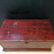 Large vintage chest old wooden trunk