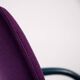 Fauteuil lounge Thonet Wulf Schneider s320 en laine violette, années 1980