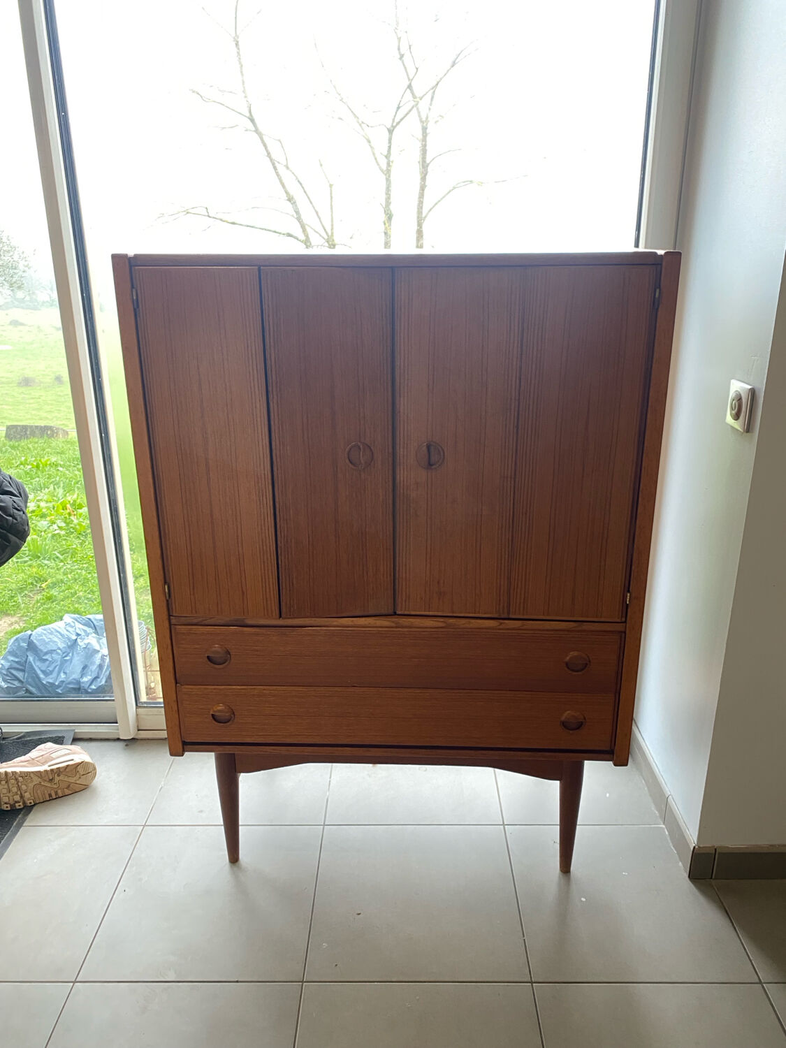 Vintage teak TV unit – 1960s