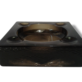 Great vintage glass ashtray