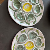 Oyster service signed Belon