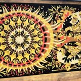 Tapisserie d'Aubusson "Aurore" en pure laine Jean Claude Bissery