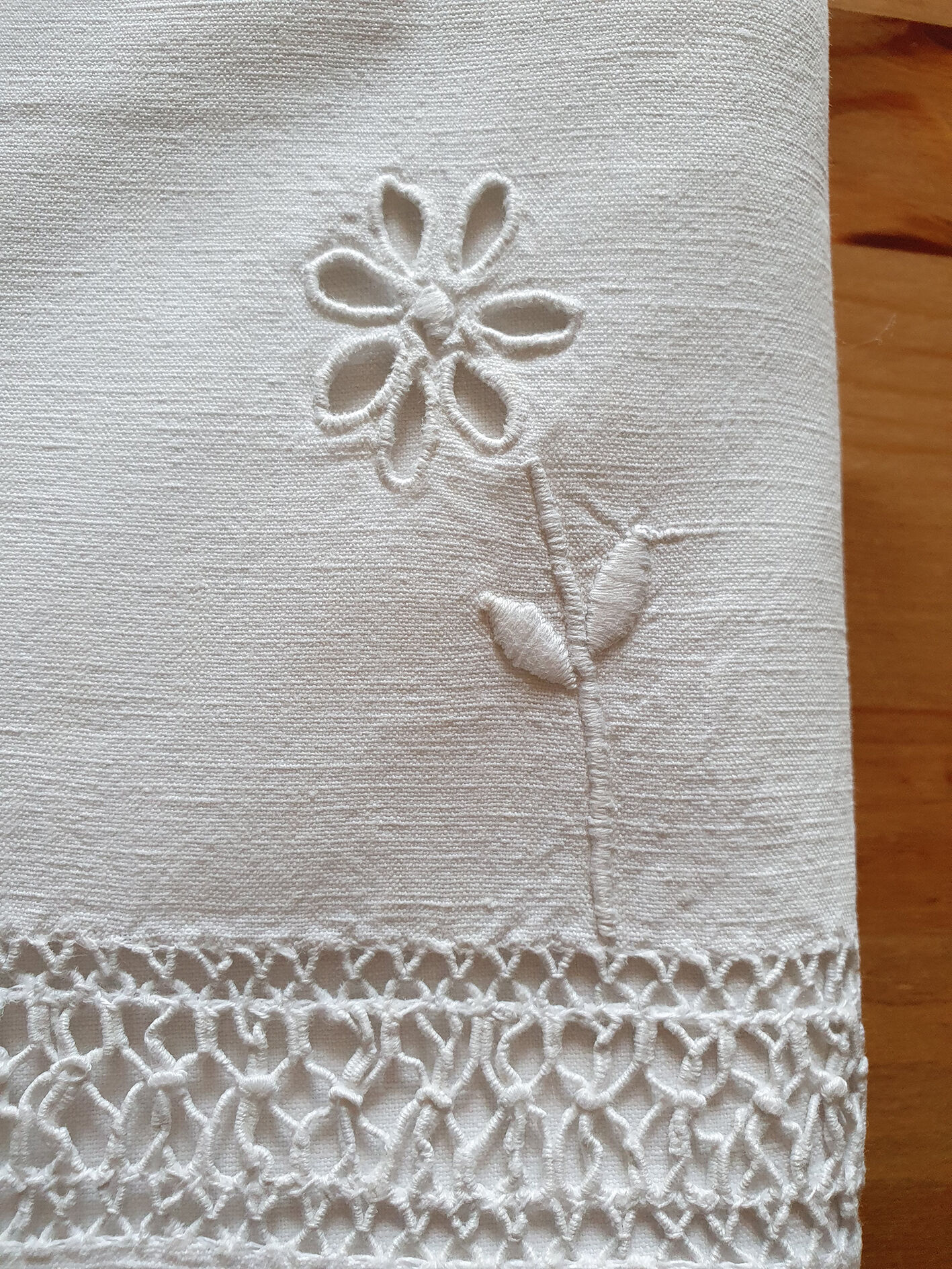 Ancient drapery embroidered with Venice days