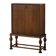 Modern Danish secretary, unique handmade oak, mid-20th century.