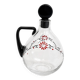 Enamelled glass carafe 1920