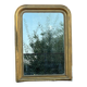 Large Louis-Philippe gilded mirror, mercury glass 76x104cm