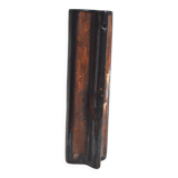 Black abstract vase