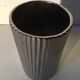 Glass vase chrome