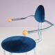 1980s Memphis style side chair by Karl Friedrich Förster from Germany