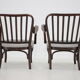 1950s Pair of Josef Frank Bentwood Armchairs no. 752 by Thon