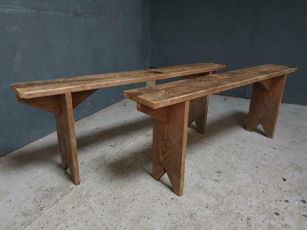 Old flea bench sidetable pine