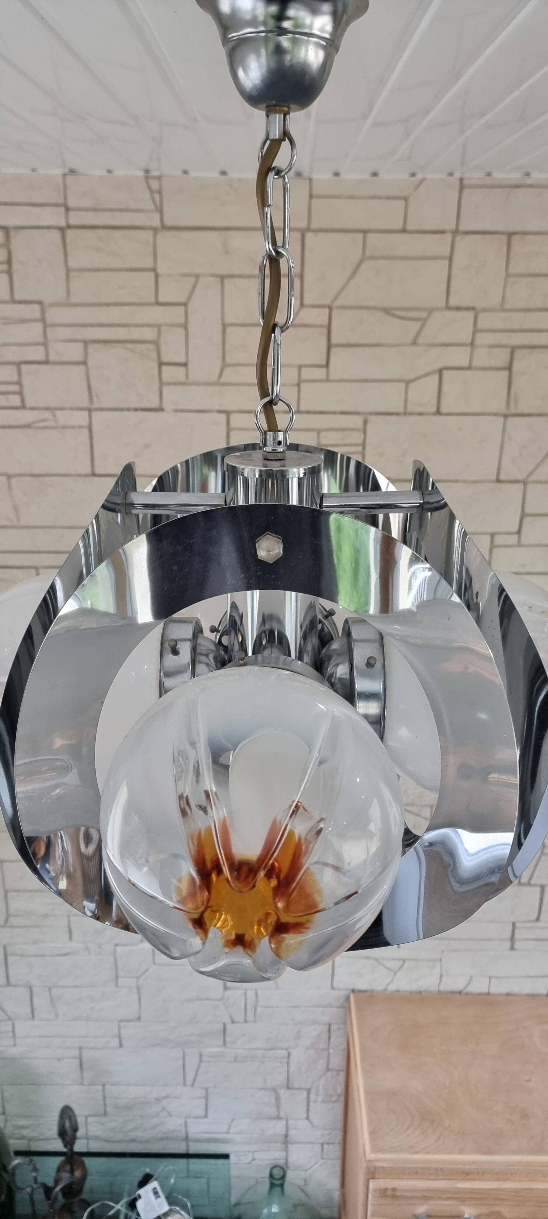 MAZZEGA design wall lamp by TONI ZUCCHERI from the 70s