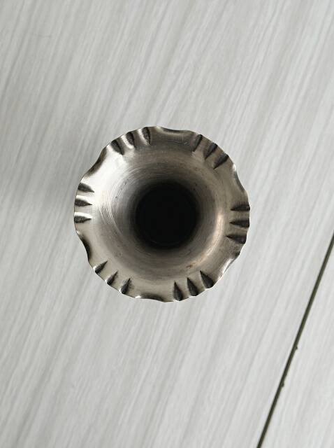 Small metal bud vase