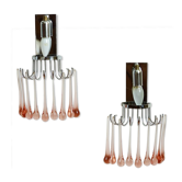 Sconces vintage roses in glass blowing and brainwashing of Murano
