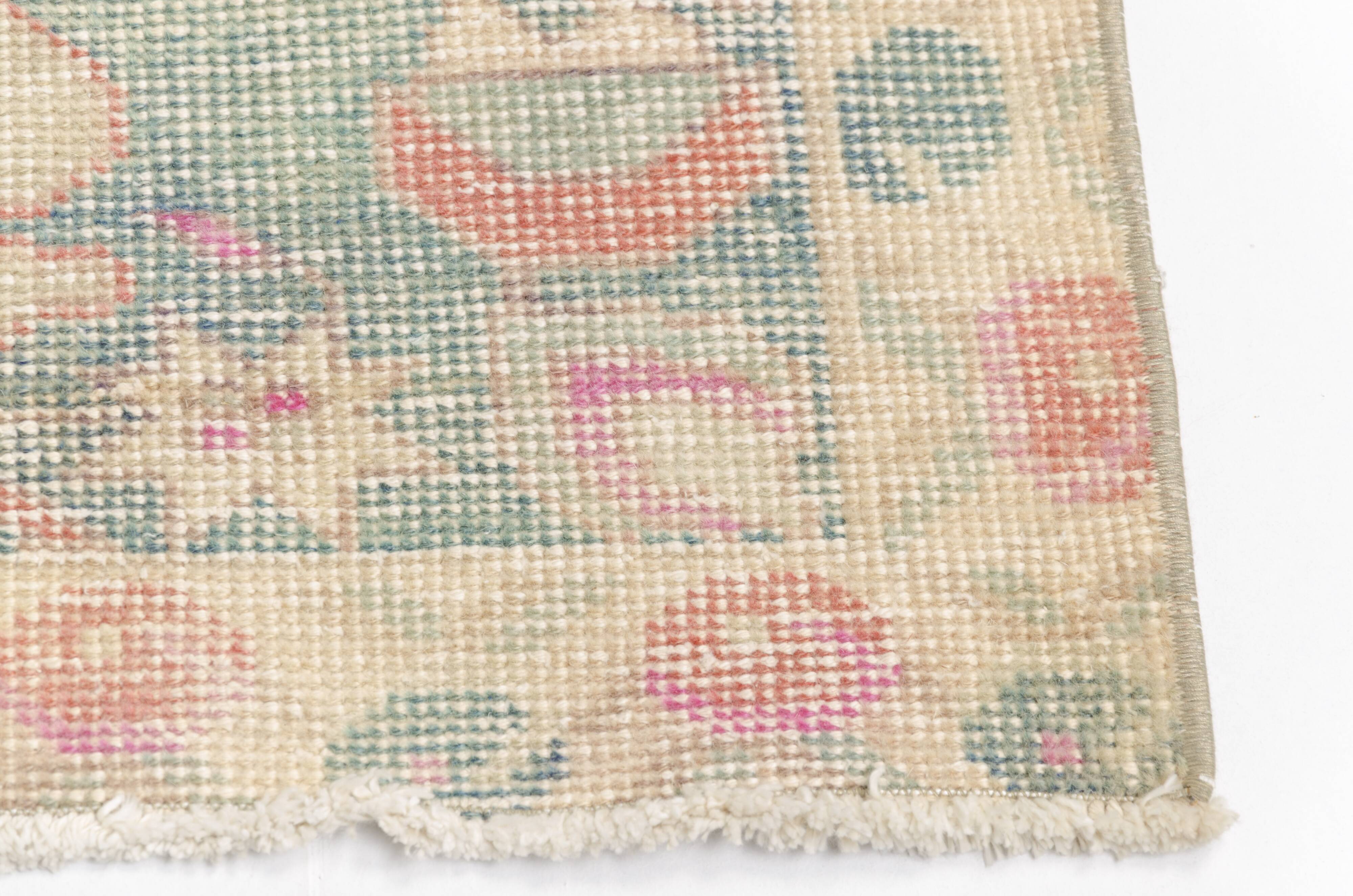 Floral Handknotted Area Carpet