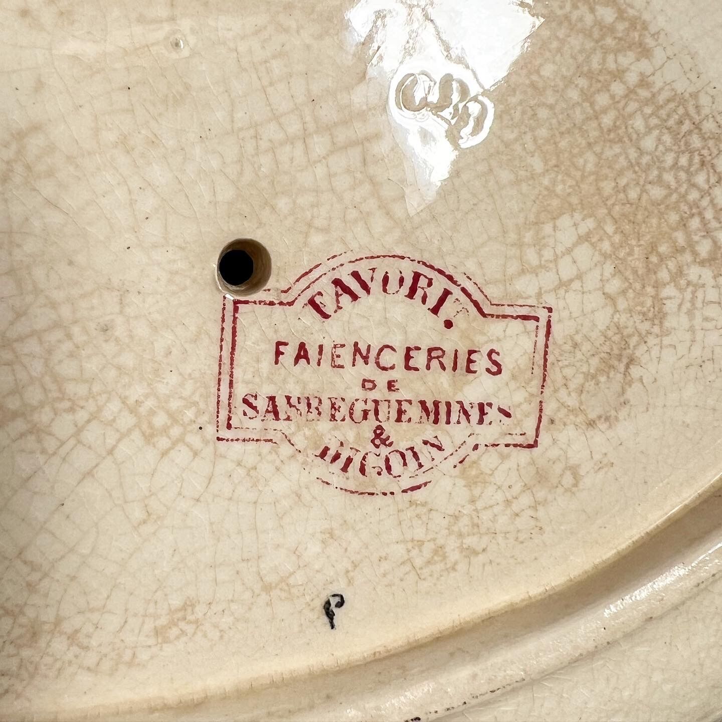 Saucière birds model Favori Sarreguemines & Digoin