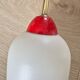 Suspension lustre en laiton  , style Stilnovo , années 50 , plafonnier