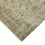 Handmade oriental beige carpet 182 cm x 271 cm