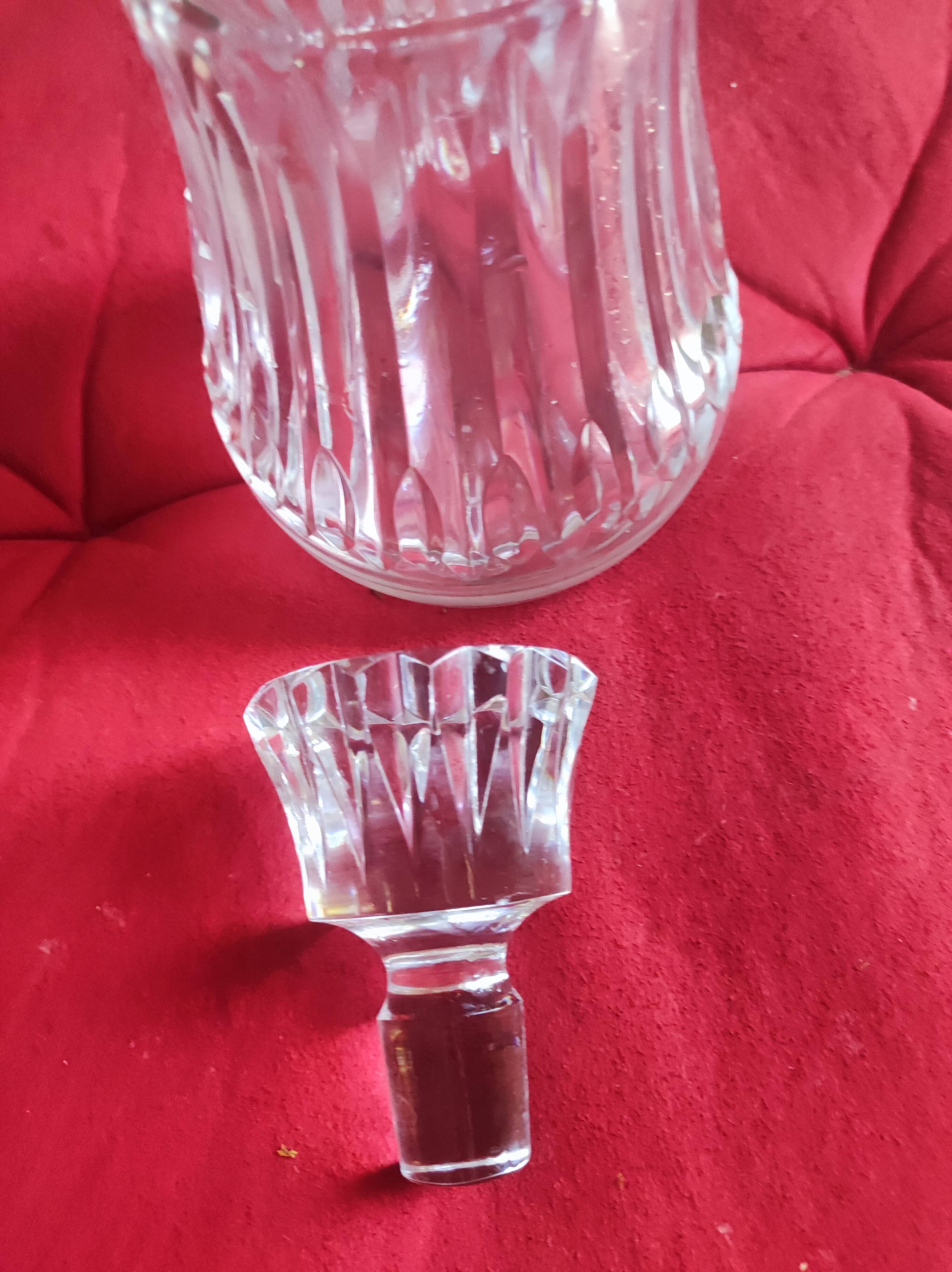 Carafe crystal daum