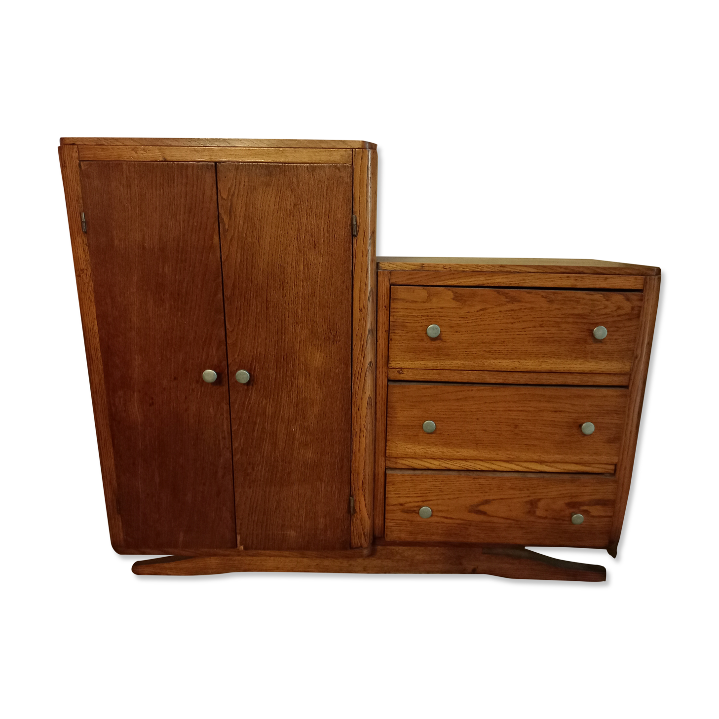 Small piece of furniture from the 40s with two doors and three drawers