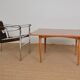 Vintage teak coffee table varnished from the 60s
