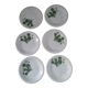Set of 6 ceramic plates