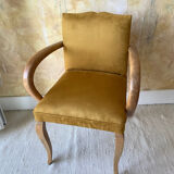 Art-deco bridge armchair