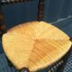 Beaded wooden chair