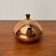 Metal and teak teapot from the mid-century, 1960s.