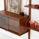 Teak modular shelving unit, Danish design, 1960s, made in Denmark