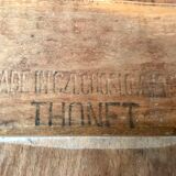 Pair of wooden chairs Thonet vintage bistro 1950