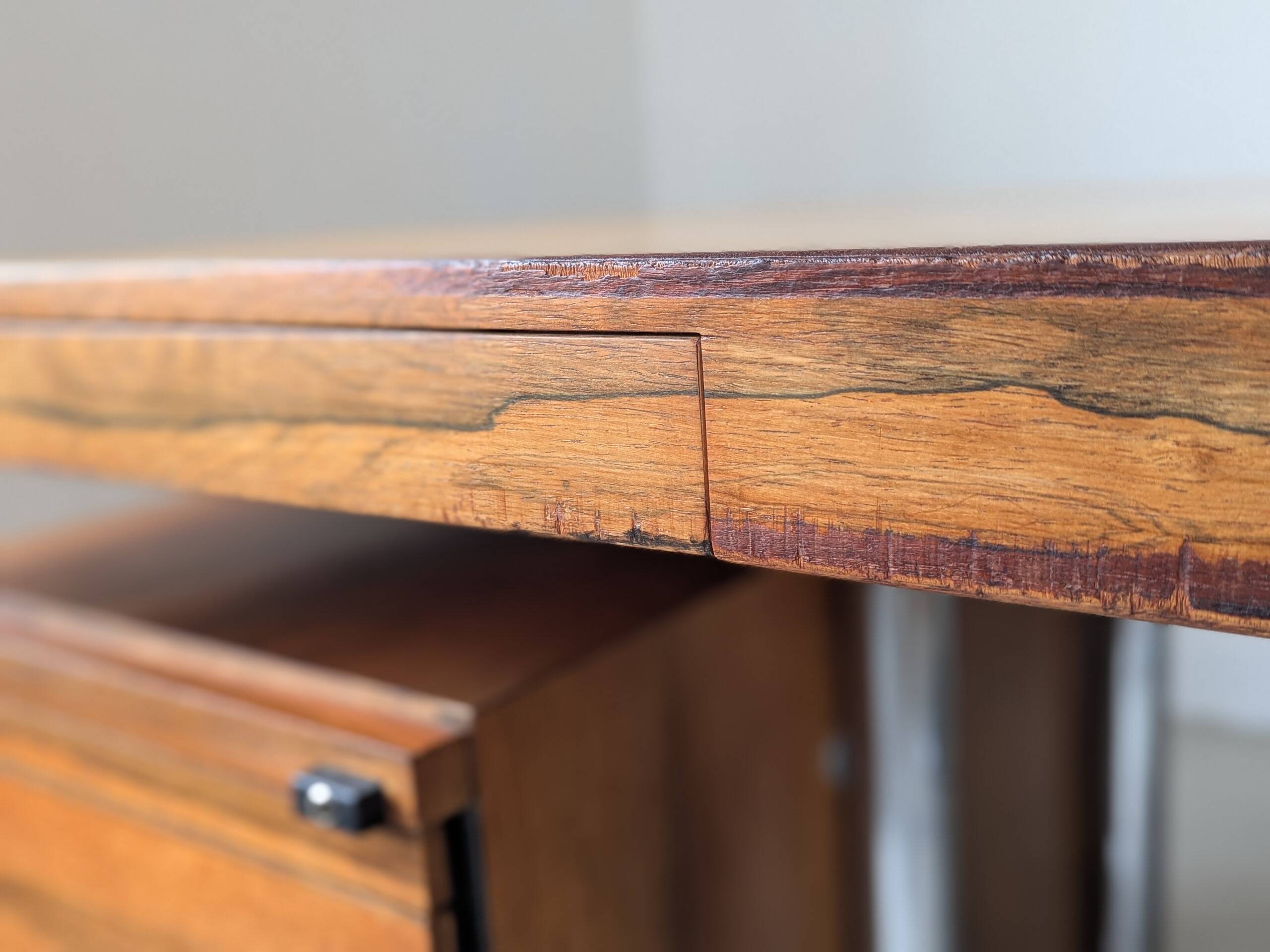 Rio rosewood executive desk, 1970s.