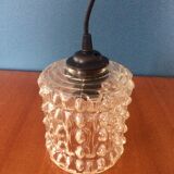 Chiseled glass hanging
