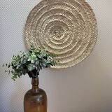 Wicker rattan tray for wall decoration