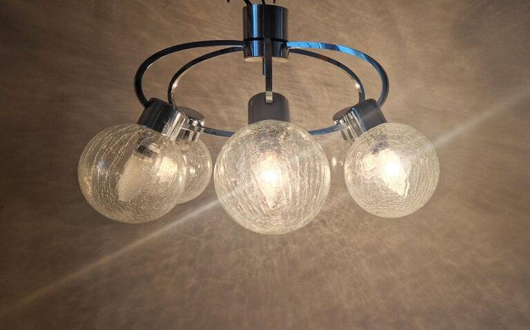 Rare Midcentury FlushMount or Chandelier Galaxy, Germany, 1970s