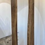Walnut wood floor lamp