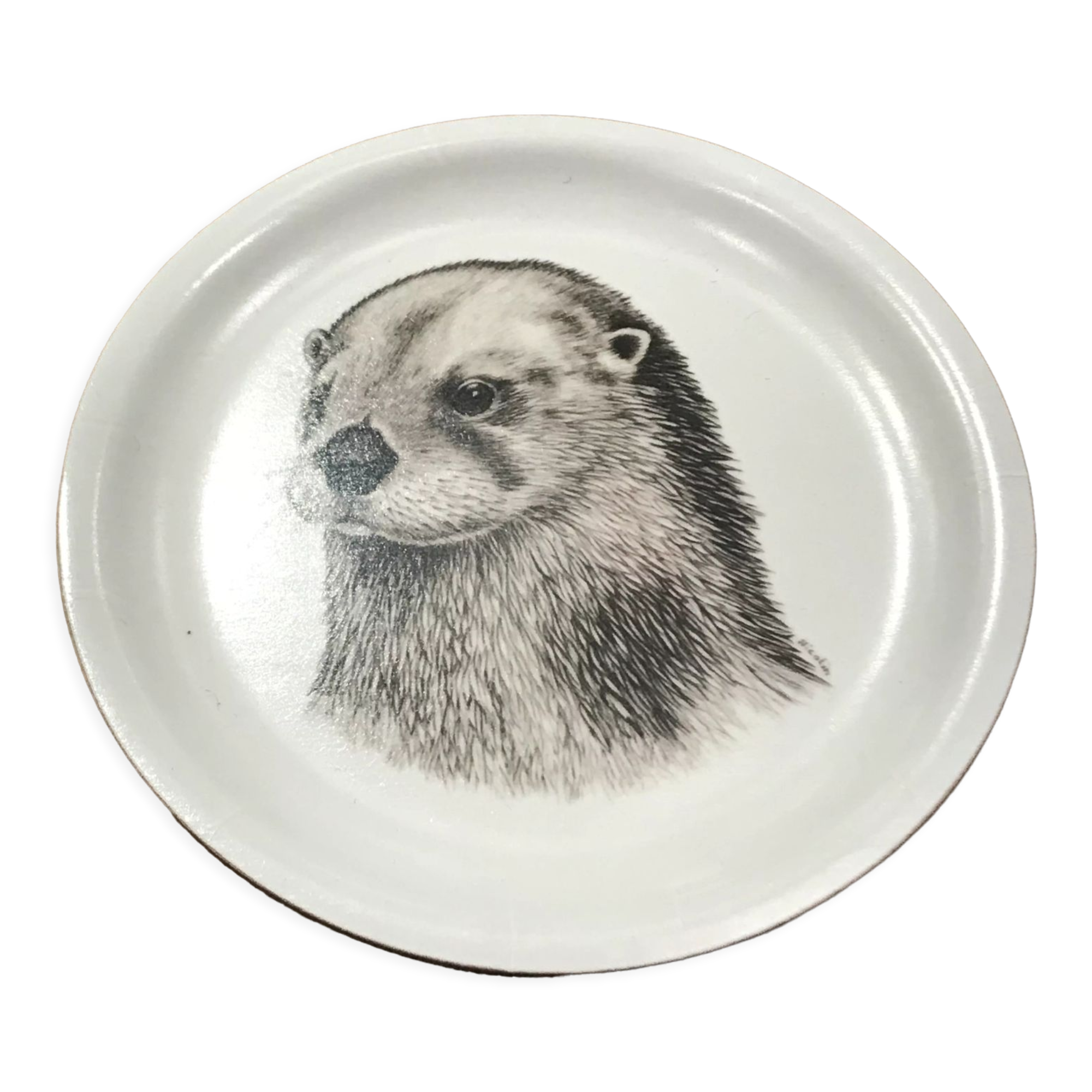 Dessous de bouteille Sempo la loutre