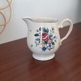 Pot à lait fleuri