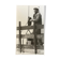 Photograph black and white silver print circa 1970 worker