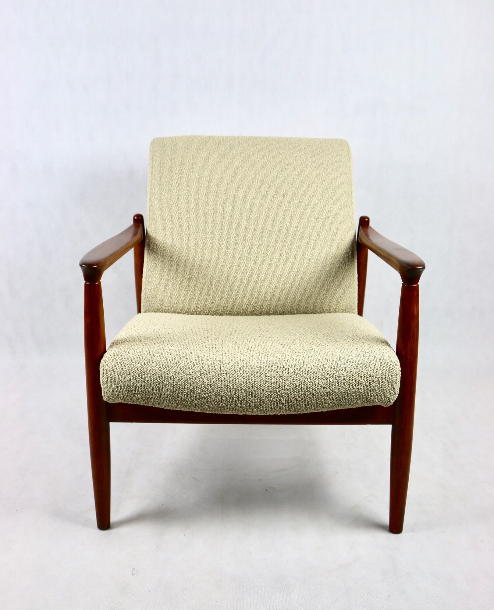 Beige Boucle GFM-64 Armchair