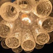 Lampe Plafonnier en Verre Allemande du Milieu du Siècle par Doria Leuchten, années 1960