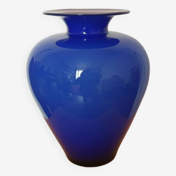 Murano opaline glass vase