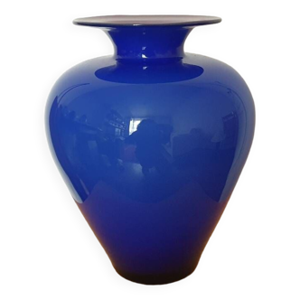 Vase en verre opalin de murano