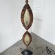Lampadaire bronze et corde 1970