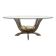 Rare 20thc french dining table by jacques duval brasseur, france c.1970