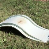 Pair of Charles Zublena fiberglass deck chairs, 1960s