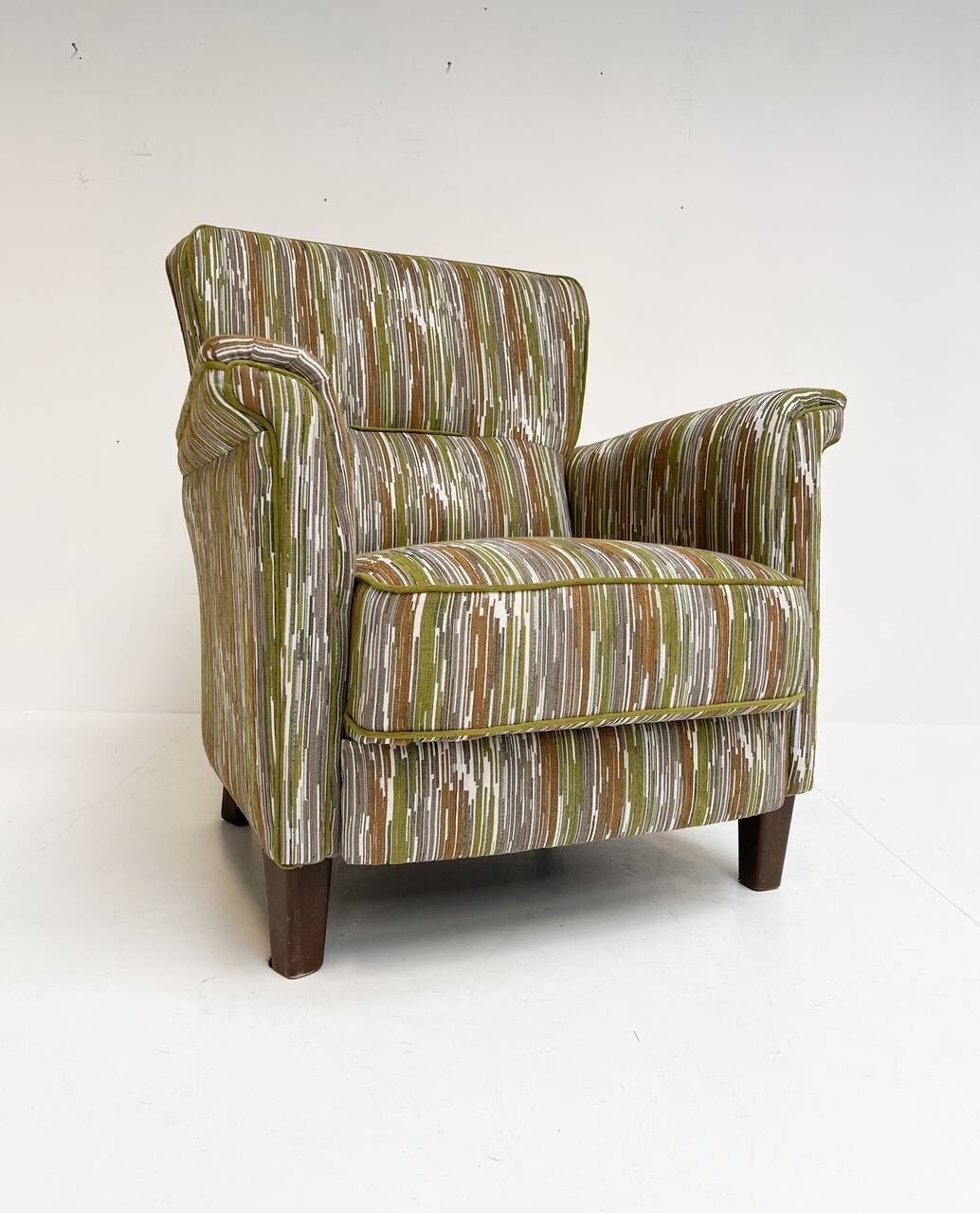 Re-upholstered vintage armchair, 1960’s