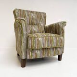 Re-upholstered vintage armchair, 1960’s