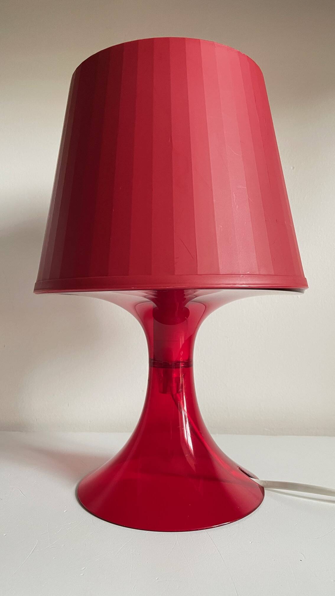 Red Vintage Ikea Lamp
