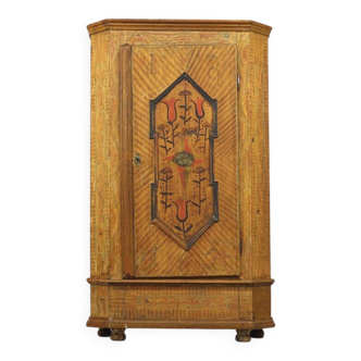 Painted Folk Art Bridal Cabinet 1815